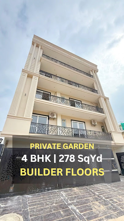 🌳PRIVATE GARDEN | 278 SqYds | 4 BHK | Gated Community | Full Walkthrough | GURGAON