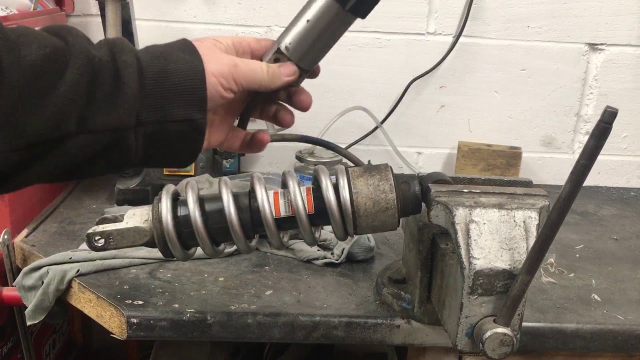 GTR1400 rear shock remote preload adjustment YouTube