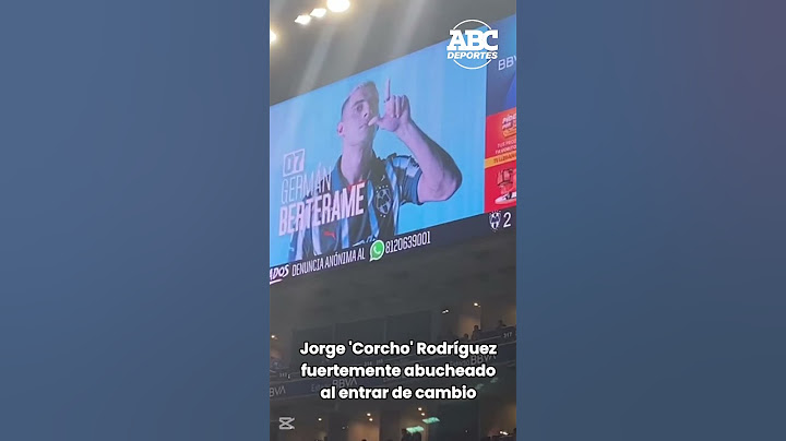 'Corcho' Rodríguez es abucheado por la afición de Rayados en partido ante Chivas | #shorts