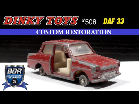 Dinky Toys n°508 DAF 33 Custom Diecast Restoration - YouTube