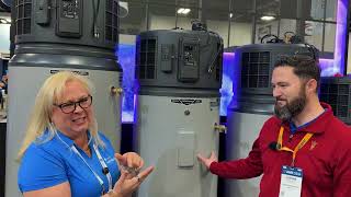 Checking out the new GE GeoSpring HYBRID Water Heaters @ AHR!