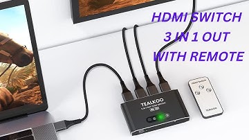 HDMI Switch 3 in 1 out with Remote, Best HDMI Switches of 2022