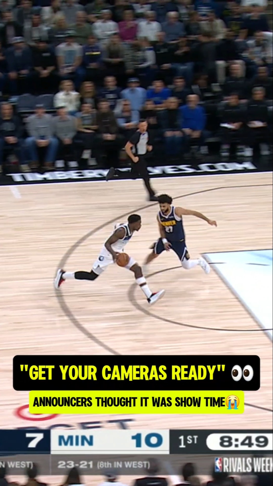 You can put the cameras away now?