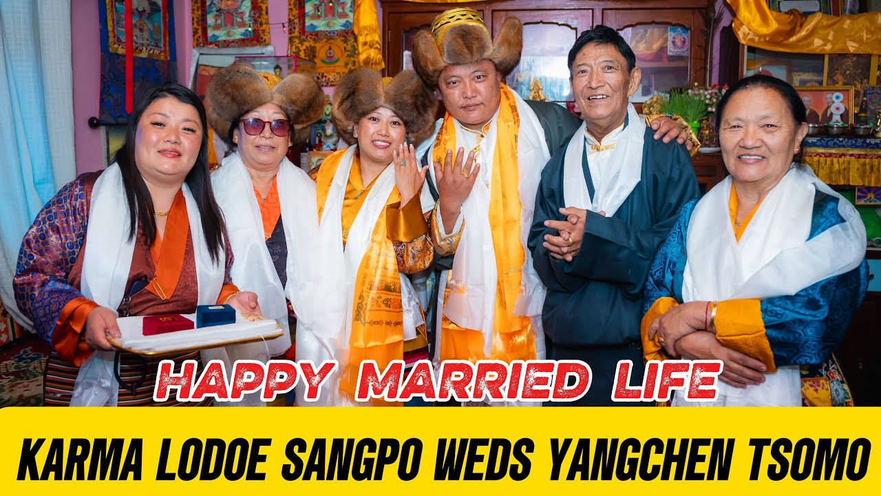 THE BEST WEDDING IN NEPAL / KARMA LODOE SANGPO weds YANGCHEN TSOMO / TIBETAN WEDDING / part- 1