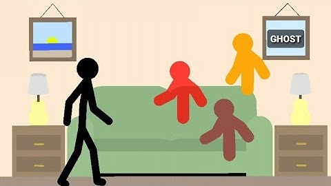 Animation VS Ghost (Stick Nodes) | With sound effects | Stick Animation Zone