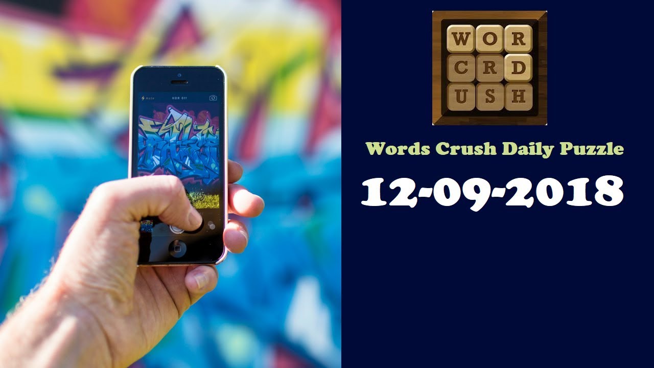 Words Crush Daily Puzzle Answers September 12 2018