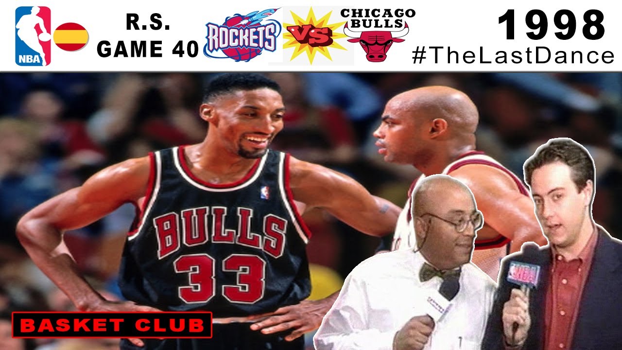HOUSTON ROCKETS VS CHICAGO BULLS (Ene 18, 1998) BASKET CLUB - YouTube