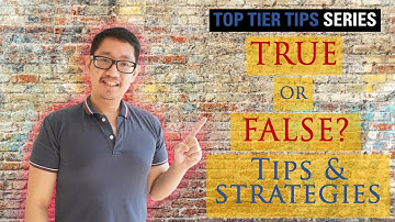 True or False Questions | 5 Test Taking Tips, Strategies, Tutorial
