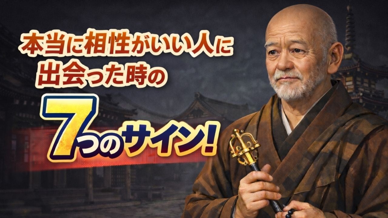 【空海の教え】本当に相性がいい人に出会った時の7つのサイン！｜これこそが人生で最も価値ある出会い