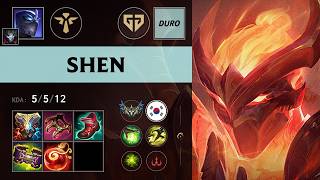 GEN Duro Shen Support vs Camille - KR Challenger Patch 26 16