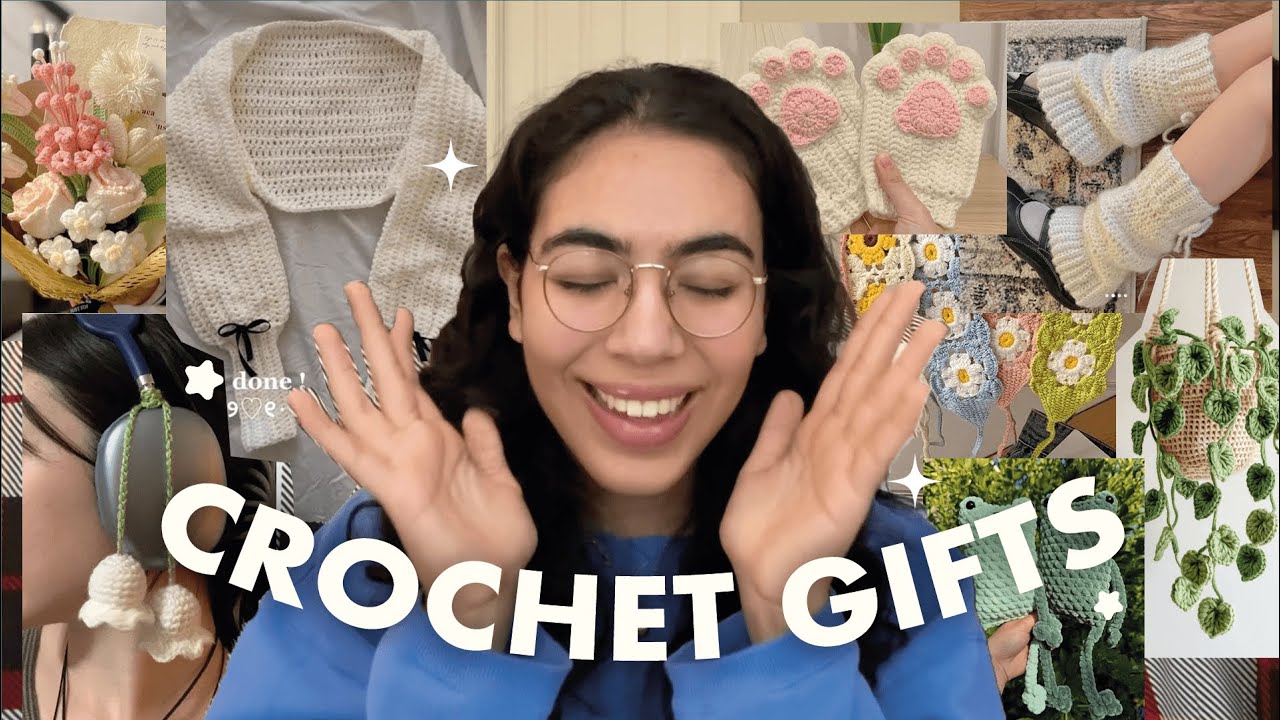 Crochet Gift Ideas WITH tutorials! easy, beginner friendly + cute ♡¸.•*'