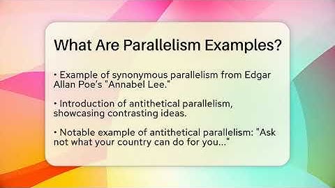 What Are Parallelism Examples? - The Prose Path