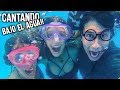 ADIVINA LA CANCIÓN BAJO EL AGUA!! Cantando en la piscina (Challenge) | Laia Oli
