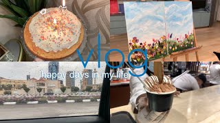 فلوق أيام سعيدة من حياتي? احتفال-مطر-رسم || Vlog#31 days in my life
