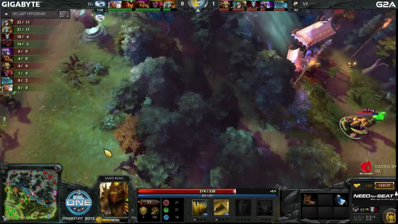 ESL ONE FRANKFURT 2015 Semifinal Virtus.Pro vs Evil Geniuses G1