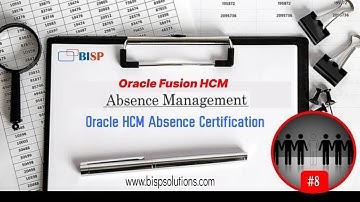 Oracle HCM Absence Certification | Oracle HRM Absence Certification | Oracle HCM Tutorial | Oracle