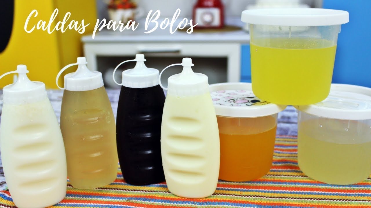 7 RECEITAS DE CALDAS FÁCEIS PARA BOLO CHEF LÉO OLIVEIRA