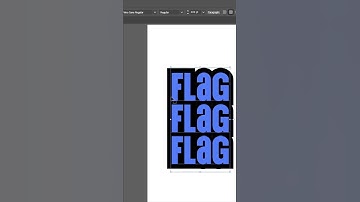 Adobe Illustrator Flag Wave Text Effect