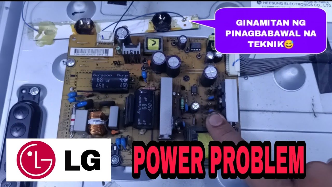 MALUPIT GUMAWA NITO😅LG POWER BLINKING PROBLEM