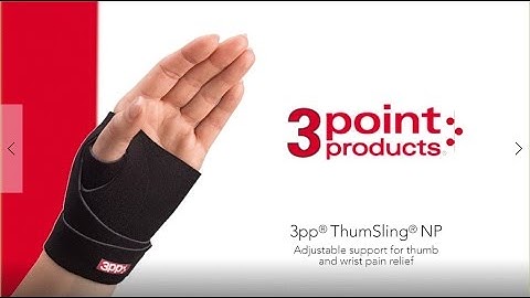 How to Use the 3pp ThumSling NP for Thumb and Wrist Pain Relief - 3-Point Products