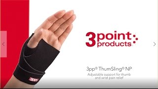 How to Use the 3pp ThumSling NP for Thumb and Wrist Pain Relief - 3-Point Products