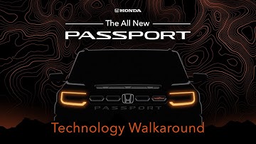 2026 Passport Walkaround: Technology