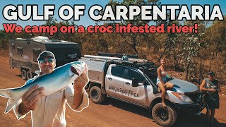 GULF OF CARPENTARIA - We camp on a croc infested river & we catch lots of fish!