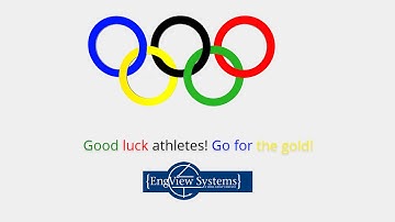 Good luck Olympic athletes | Engview Software