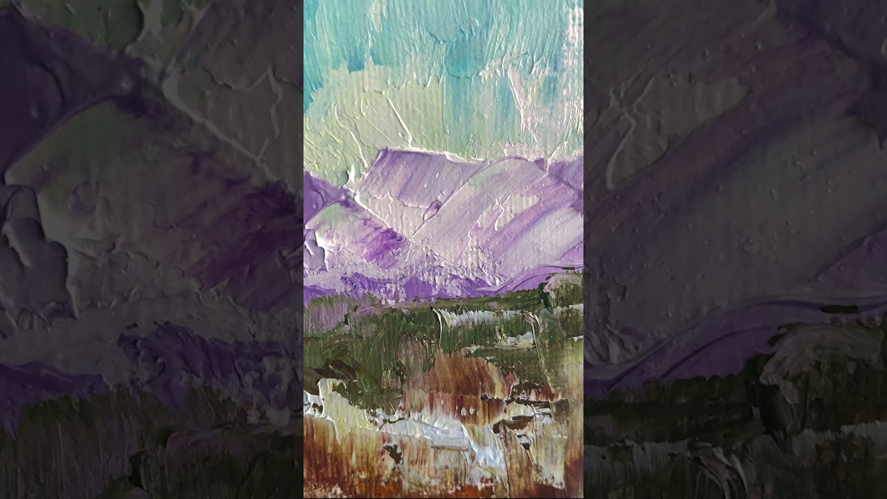 30 min #oilpainting #paletteknifeart