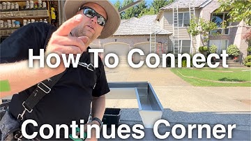 🔥 Seamless Gutter Corners Made EASY! | Pro Method That Will Blow Your Mind 2024