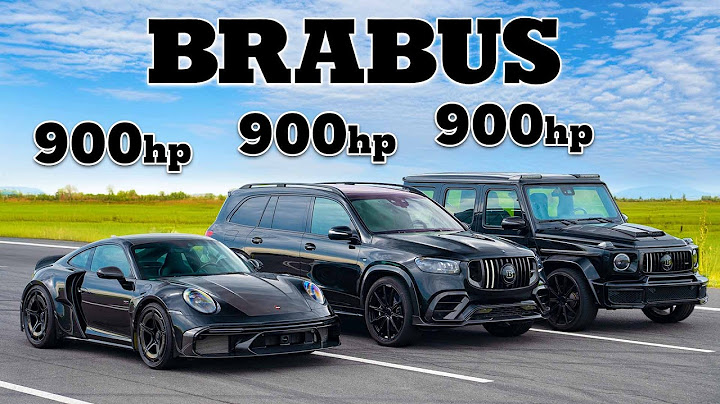 Brabus 900 Rocket R vs AMG's de 900hp: ARRANCONES