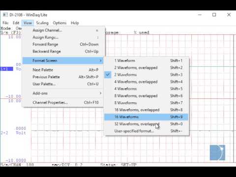 Enabling Channels with the DI-2108