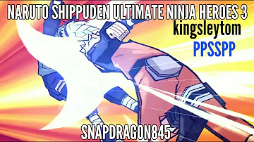 Naruto Shippuden ultimate ninja heroes 3 psp ppsspp snapdragon845 gameplays