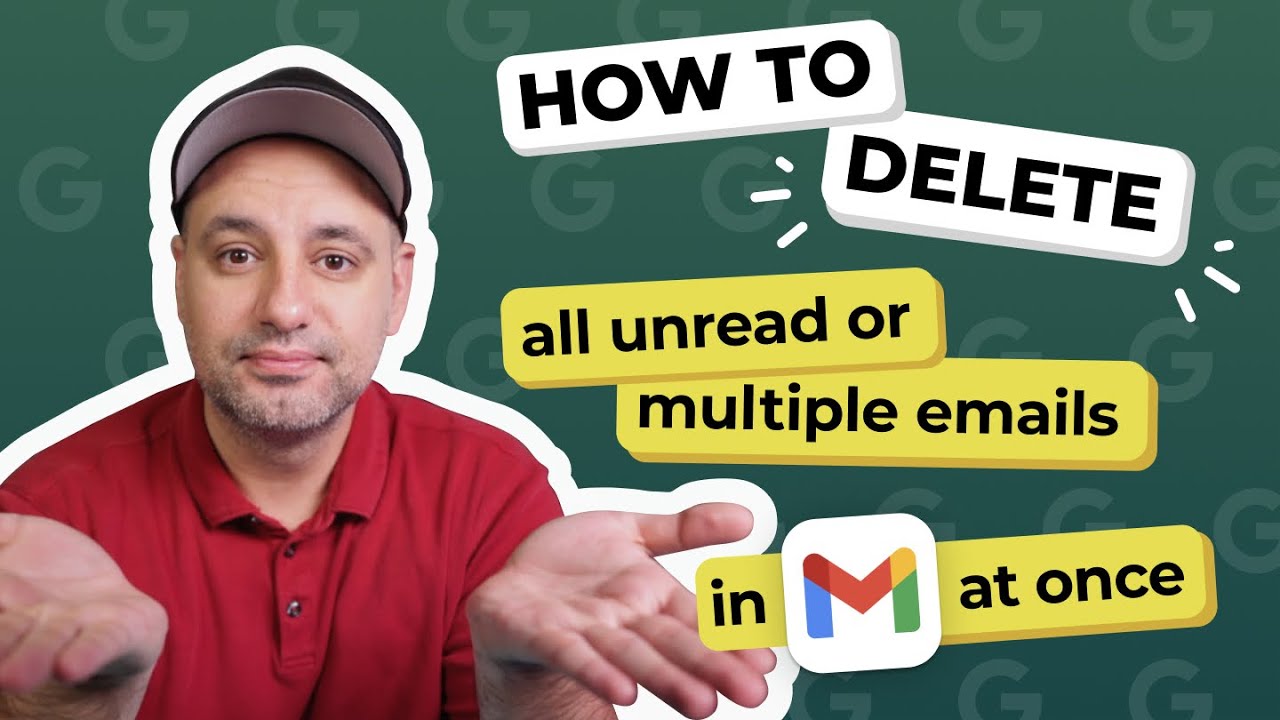 How To Delete All Or Multiple Emails In Gmail At Once Youtube