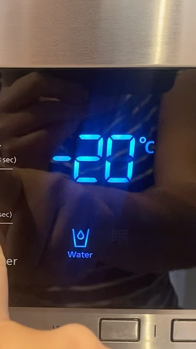 Samsung fridge how to lower or higher the temperature #samsung #temperature #fridge #lower