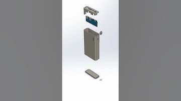 Powerbank 3D model SolidWorks