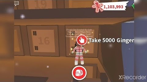Advent Calendar Day 12: 5,000 Gingerbread! | Roblox Adopt me