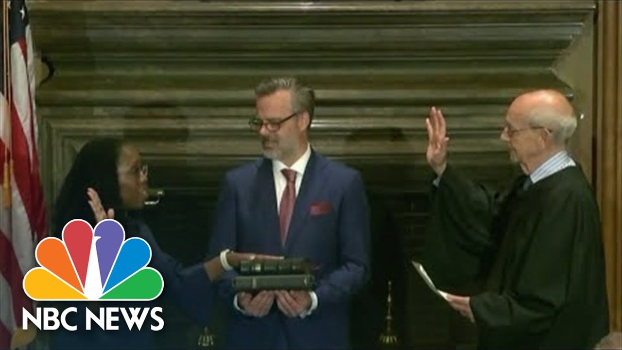 Ketanji Brown Jackson Sworn In To The Supreme Court