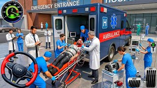 Jeu de simulation de sauvetage en ambulance en ville - Conduite d'ambulance d'urgence 911 US 3D -... screenshot 5