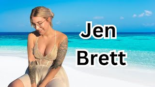 Jen Brett : (Canadian Plus Size Model) Fashions, Facts & Bio