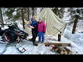 Making Camping In The Winter Fun (😲-22 Degrees🥶)