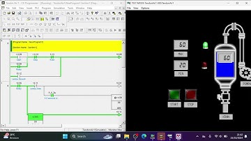 Tugas Otomasi Industri Program PLC dan HMI (Project Tandon Air)