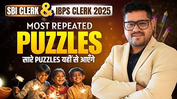 ✅ Most Repeated Mains Level Puzzle | SBI & IBPS Clerk Mains 2025 | Reasoning By Ankush Lamba