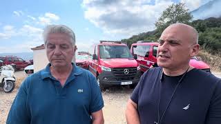 Παρόν και ο δήμος Ναυπακτίας στην φωτιά στον Άγιο Ηλία