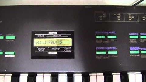 Yamaha DX-27 programming - Part 1
