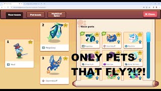 Prodigy, but I can ONLY use pets that FLY