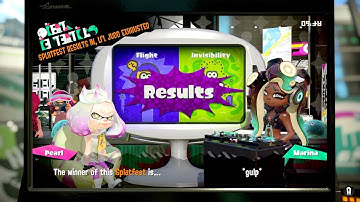 Splatoon 2 - Splatfest #2 (Flight VS Invisibility) Results
