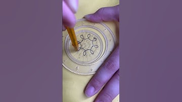 2025 Spirograph Art | Satisfying New Year Pattern Drawing ✨ #Shorts