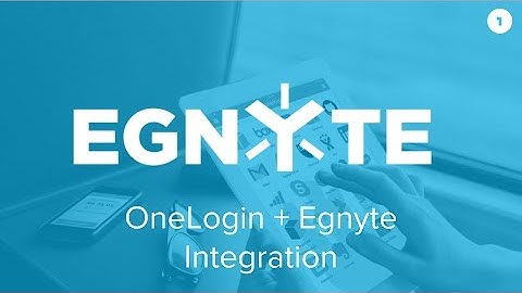 OneLogin + Egnyte Integration
