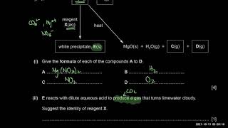 2016 MAR P22 | 9701 CAIE A Level Chemistry